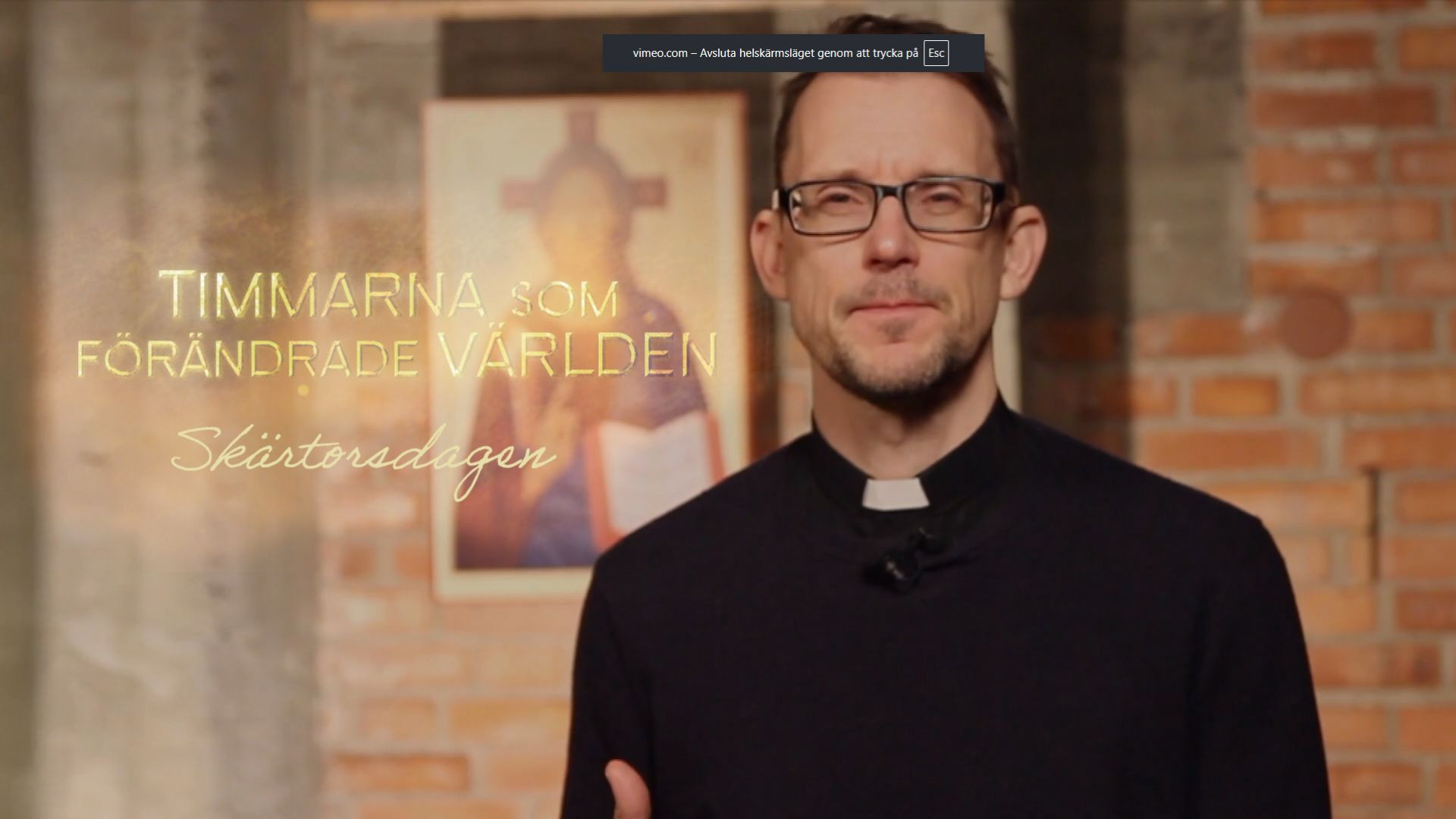 Timmarna som förändrade världen - Skärtorsdagen