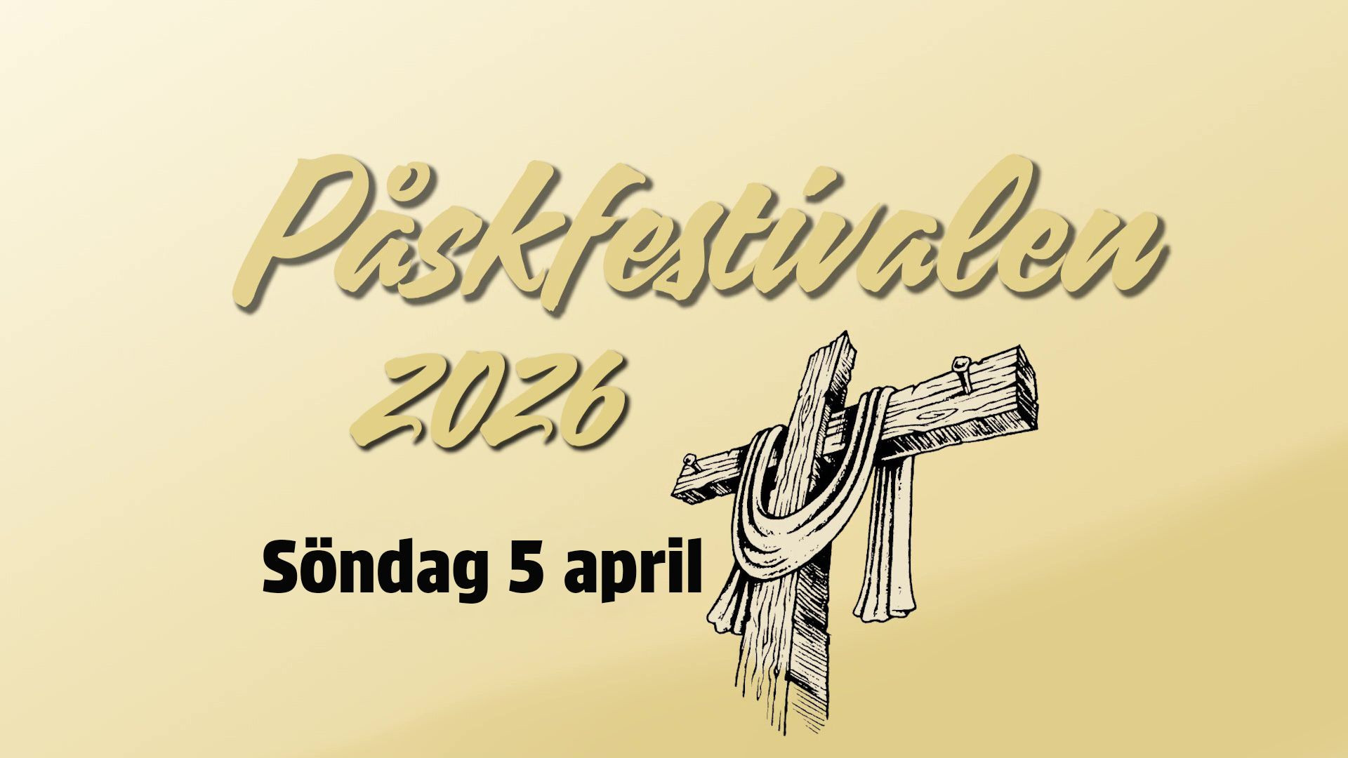 ⁣Söndag kl 11 - Påskfestivalen 2026 - Hope Church Vetlanda